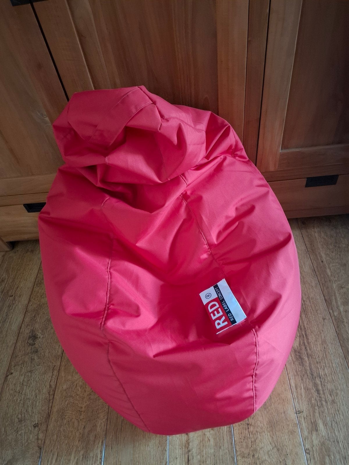 2 zitzakken, kleur blauw en rood, Huis en Inrichting, Zitzakken, Ophalen, Blauw