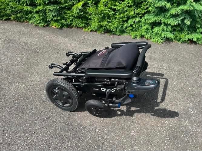 Fauteuil roulant électrique pliant Sunrise Quickie 50 R, Enlèvement, Pliant, Comme neuf, Fauteuil roulant électrique