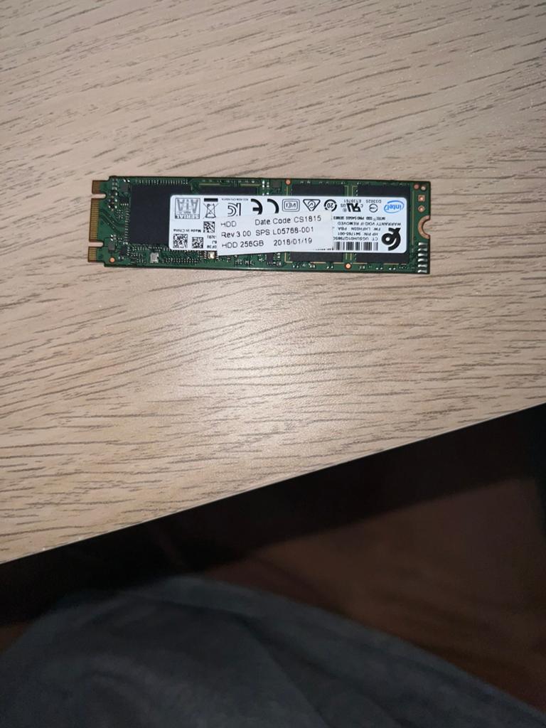 warranty 256GB HHD, Computers en Software, Harde schijven, Ophalen, Zo goed als nieuw, Laptop