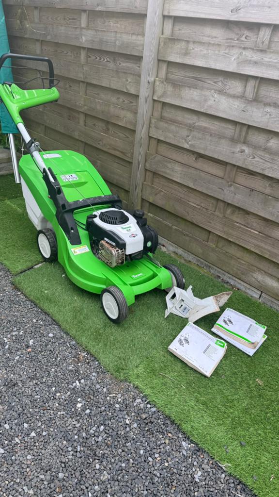 Viking/ Stihl grasmaaier, Tuin en Terras, Grasmaaiers, Ophalen, Zo goed als nieuw, Benzine-grasmaaier, 40 t/m 49 cm
