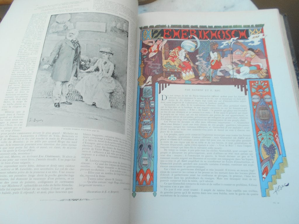 anciennes revues reliées "Le figaro illustré " 1895, Enlèvement ou Envoi, Utilisé