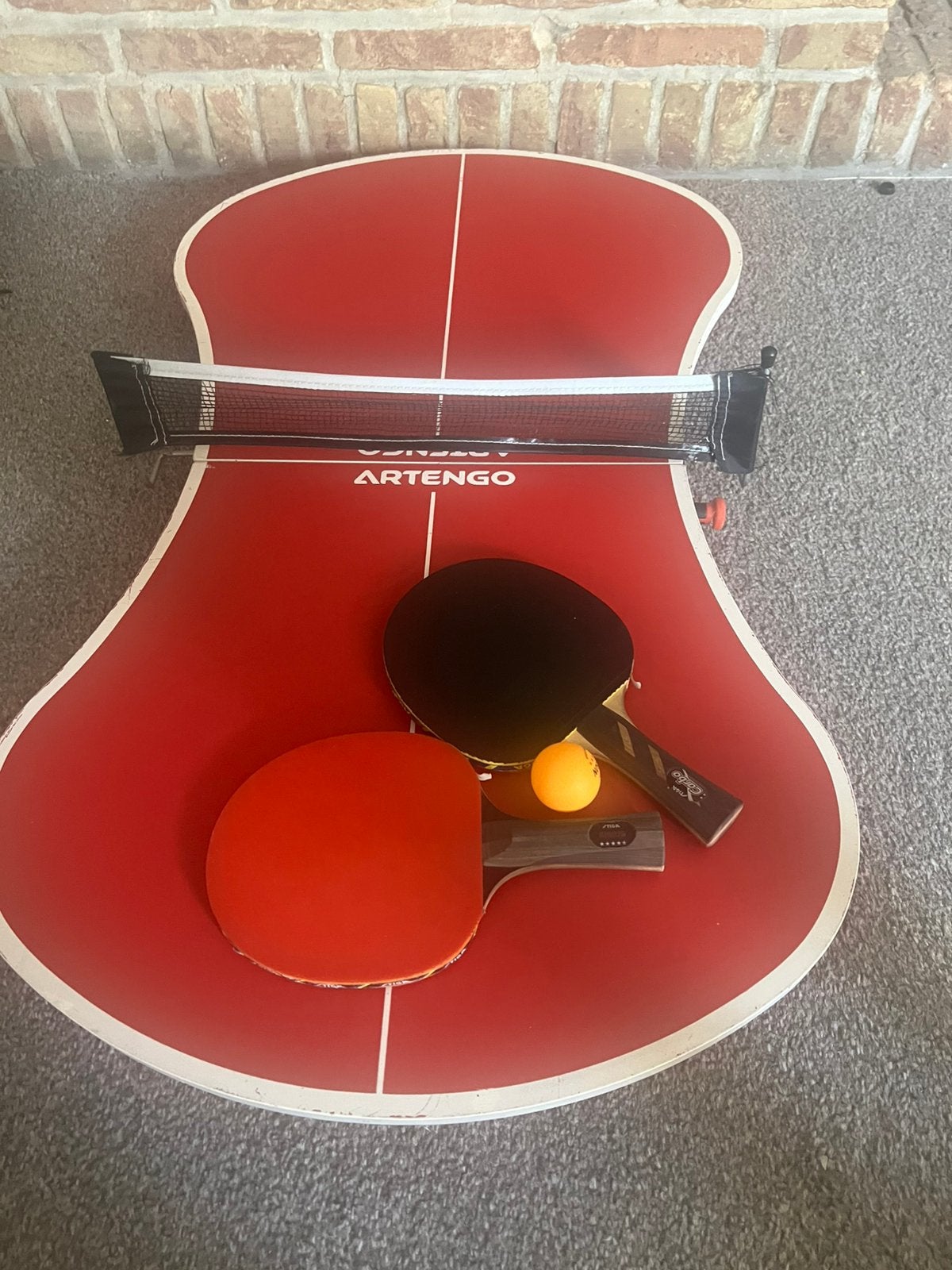 Kit de tennis de table Artengo Mini (Mini Table 700F), Enlèvement, Utilisé