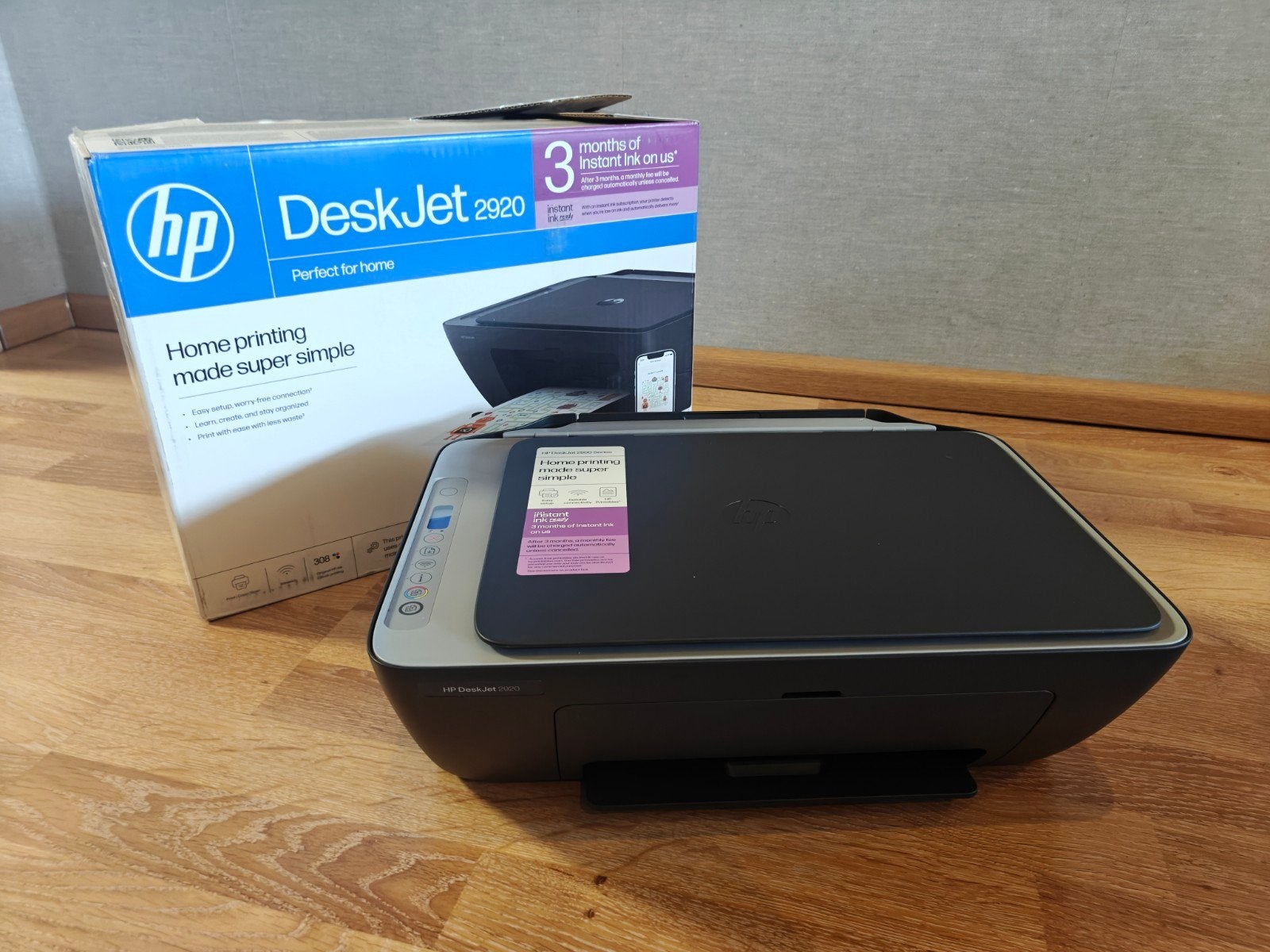 HP Deskjet 2920, Computers en Software, Printer, Inkjetprinter, Draadloos, Zo goed als nieuw