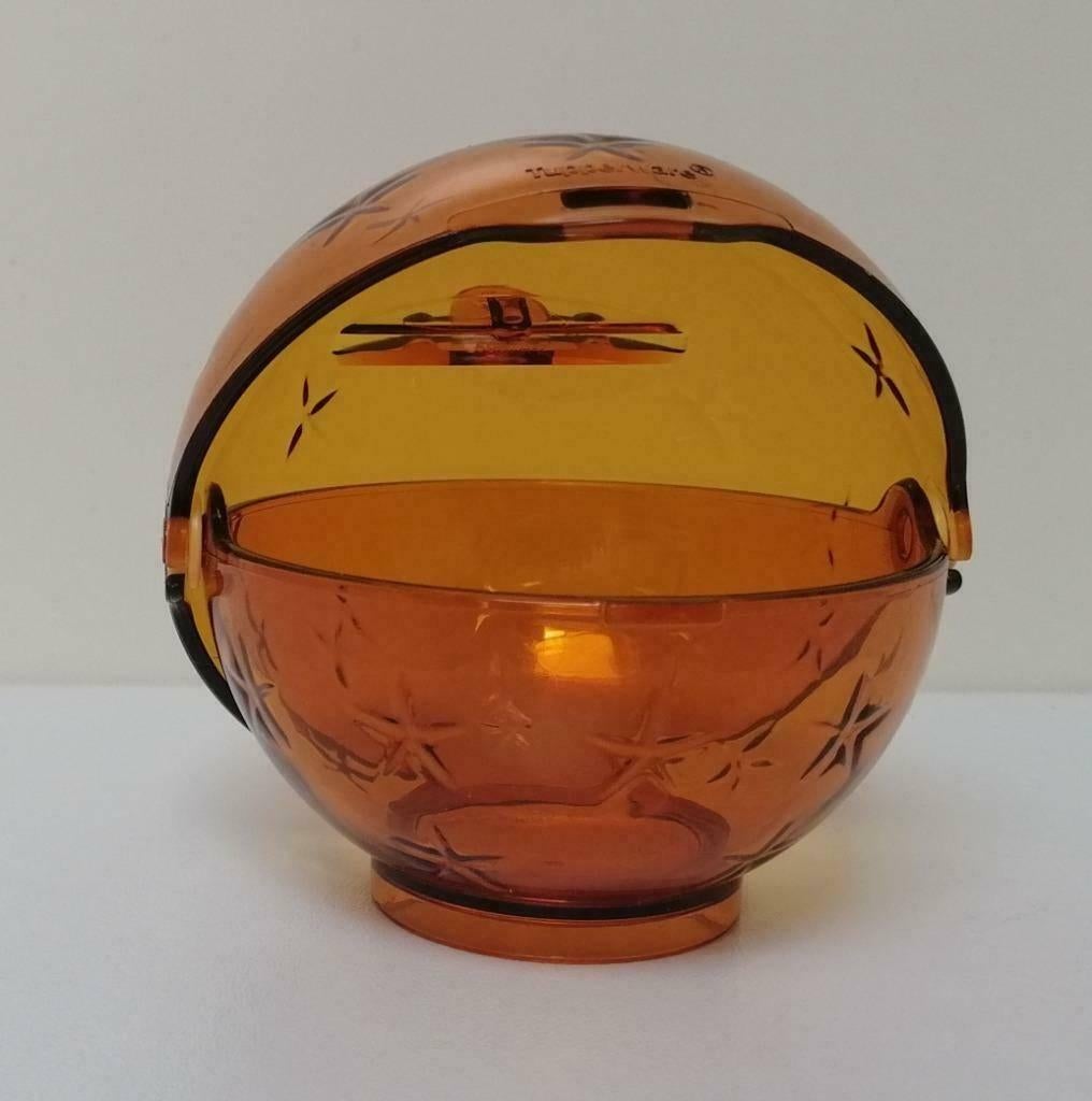 Tupperware™ Bonbonnière « Boule Décor » Noël - orange, Divers, Envoi, Comme neuf