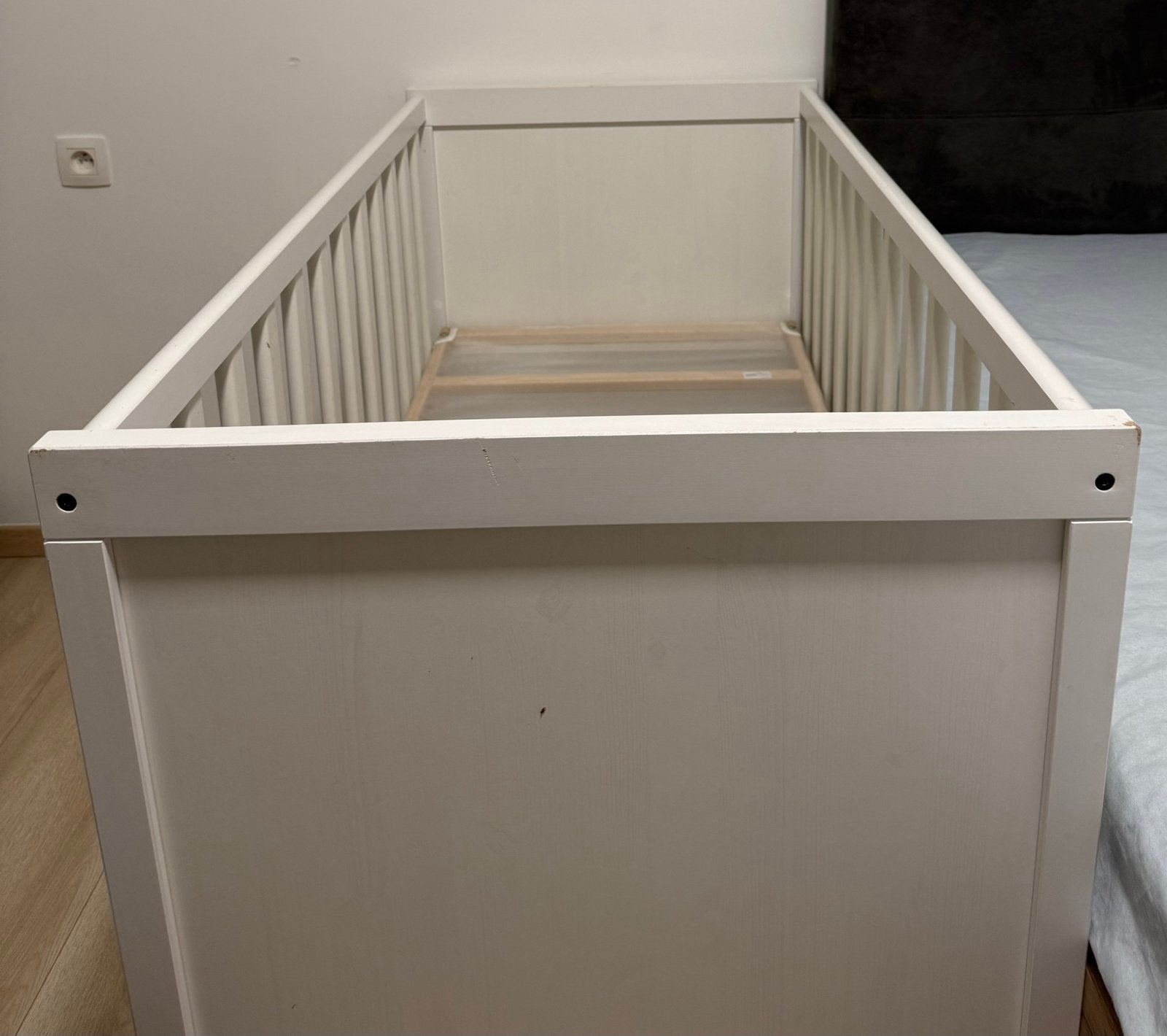 İKEA kinderbed/babybed, Kinderen en Baby's, Kinderkamer | Complete kinderkamers, Ophalen, Zo goed als nieuw