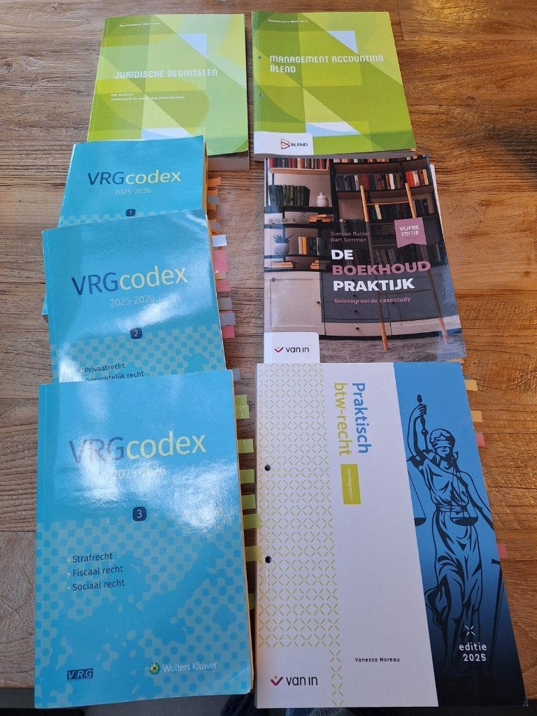 Boekenpakket Graduaat Accounting Administration PXL, Ophalen, Zo goed als nieuw, Accountancy en Administratie