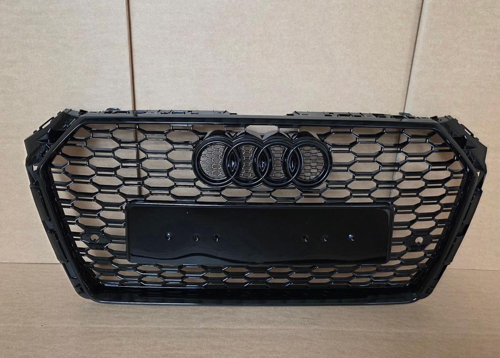 Grill Audi A4 B9 8W RS4 Look Black Grille bj.2015-2019 NIEUW, Neuf, -, Origine de la pièce connue, -
