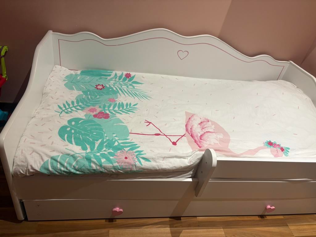 Lit enfant en parfait état, Matelas, 70 à 85 cm, Comme neuf, Enlèvement