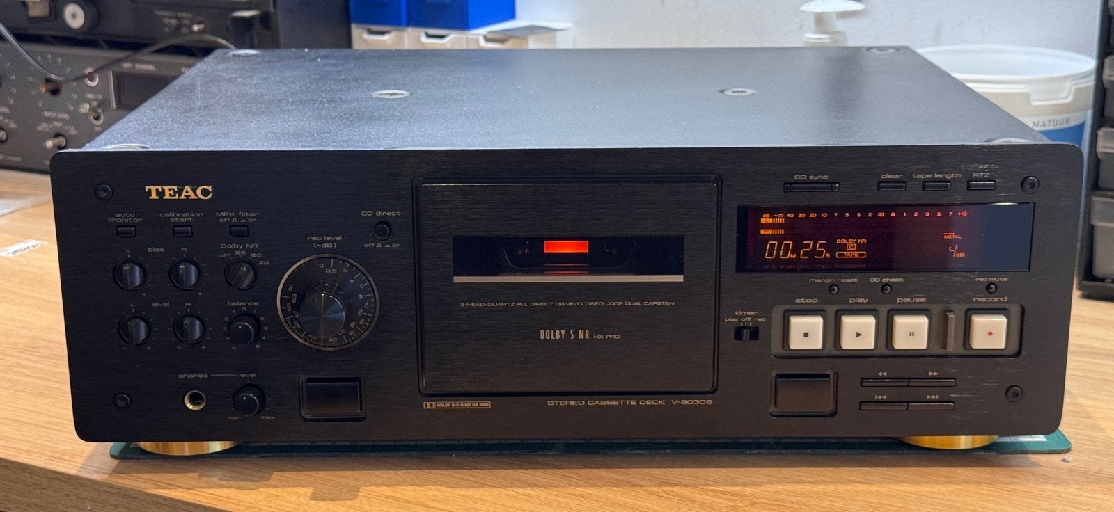 Teac v8030s 3Head cassette deck, Enlèvement