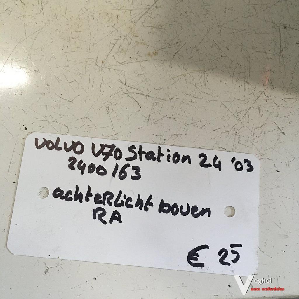Volvo V70 Station 2.4 automaat 2003 Wagennr 2400163  Achterl, Gebruikt, -, -, Ophalen of Verzenden