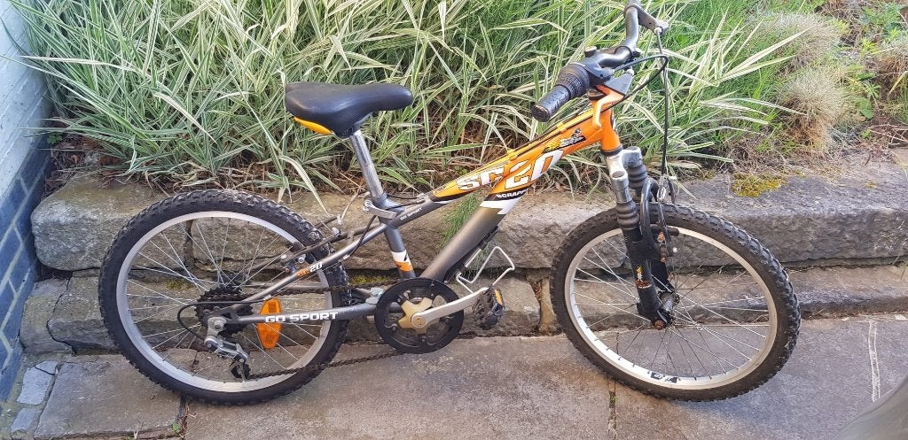 De autovrije dag komt eraan: 20-inch kinderfiets, Fietsen en Brommers, Ophalen, 20 inch, Handrem