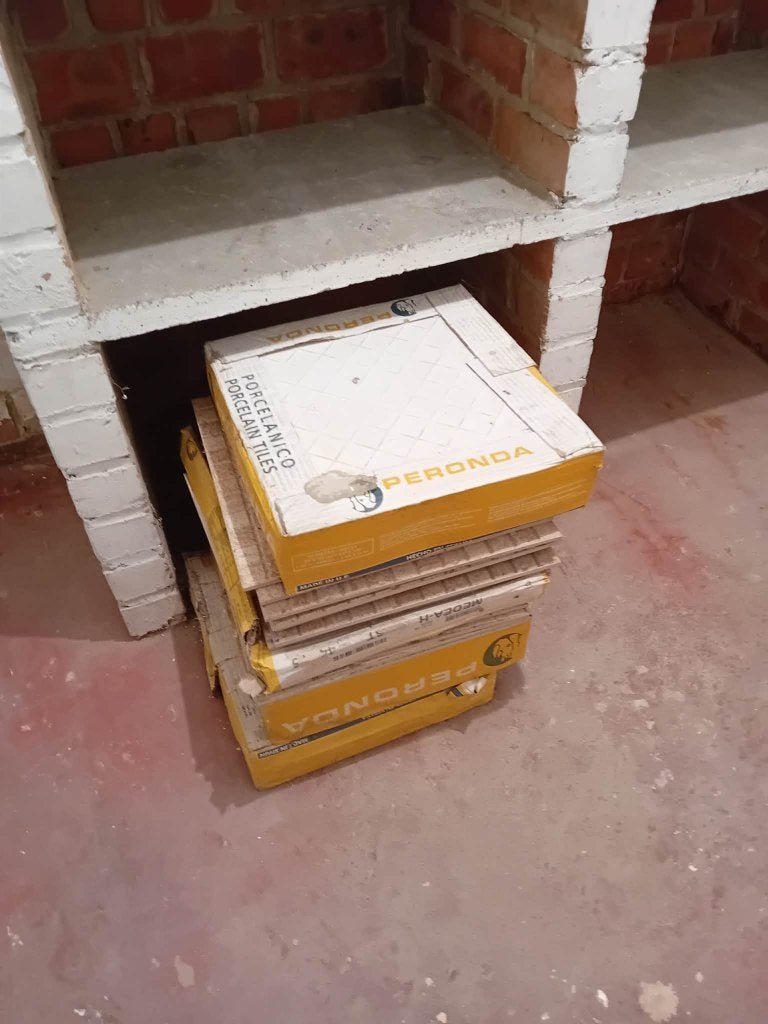 tegels, Doe-het-zelf en Bouw, Tegels, Ophalen