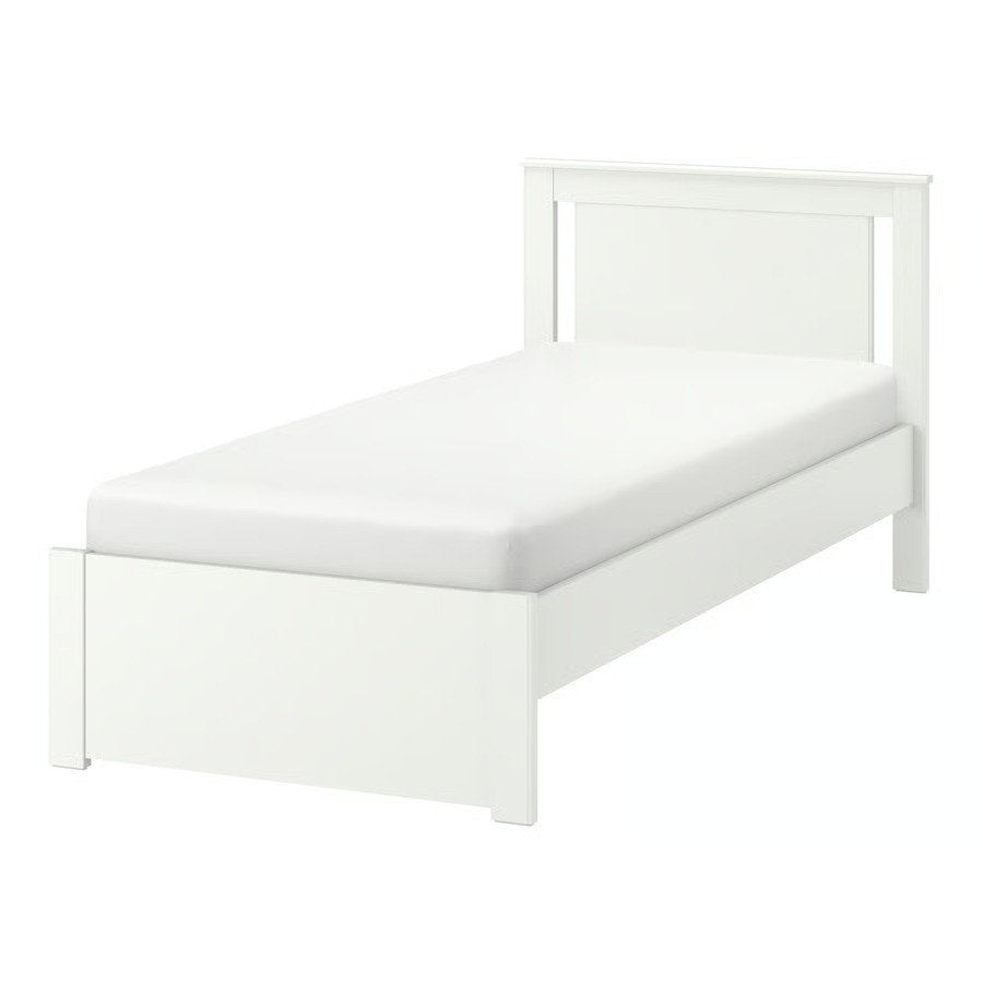 lit blanc une personne, 90 cm, Enlèvement, 200 cm, Une personne