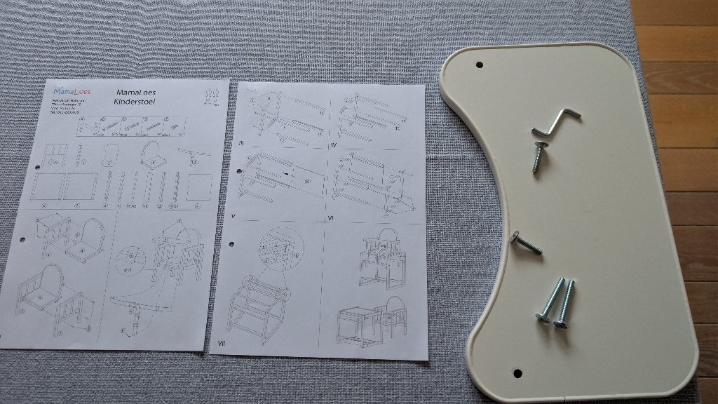 Combi hogestoel en tafel 2 in 1, Enlèvement, Comme neuf, Chaise évolutive, Plateau amovible