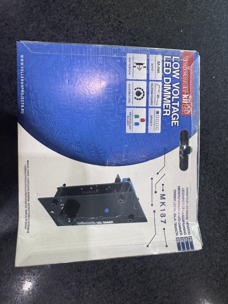 MK187 Low Voltage LED Dimmer 12–24V / 5A, Enlèvement, Neuf, Électricité et Éclairage, Voilier ou Bateau à moteur