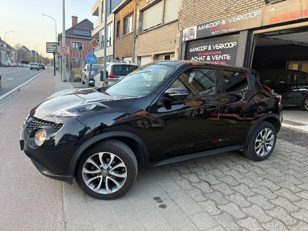 Nissan Juke Tekna met 53000 km volledige opties, Auto's, Nissan, Euro 5, Zwart, Bedrijf, Handgeschakeld
