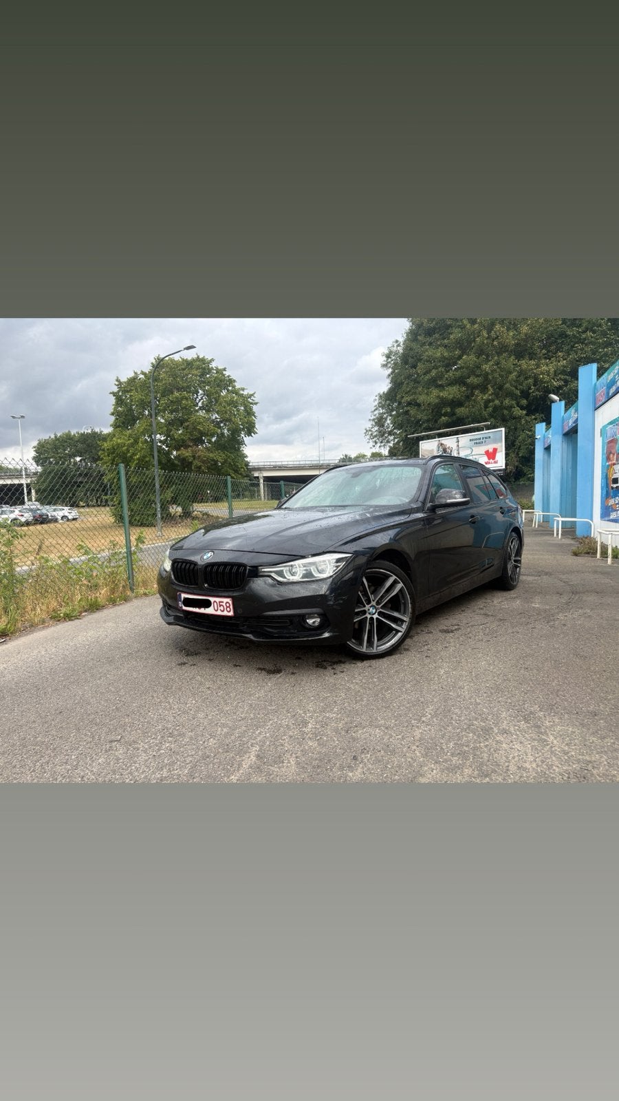 BMW 318d F31, Auto's, BMW, Automaat, Zwart, 5 deurs, Particulier