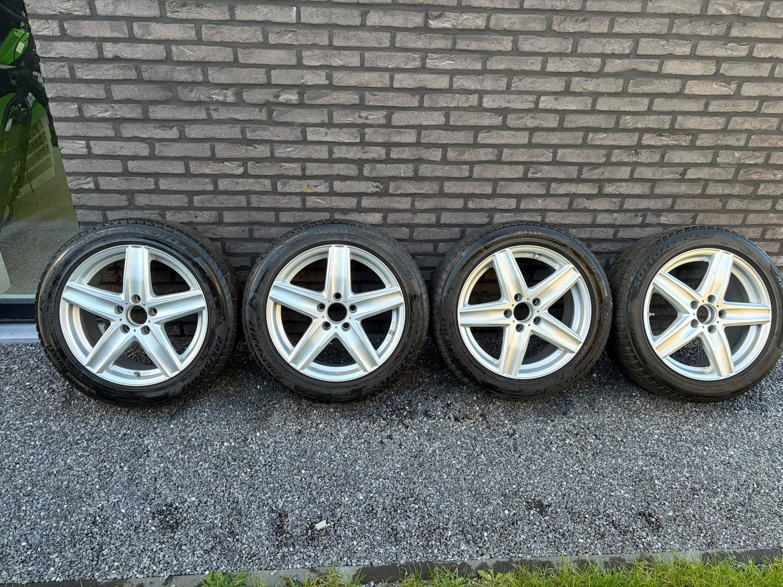 Velgen mercedes, Auto-onderdelen, Ophalen, 17 inch, Winterbanden, Velg(en)
