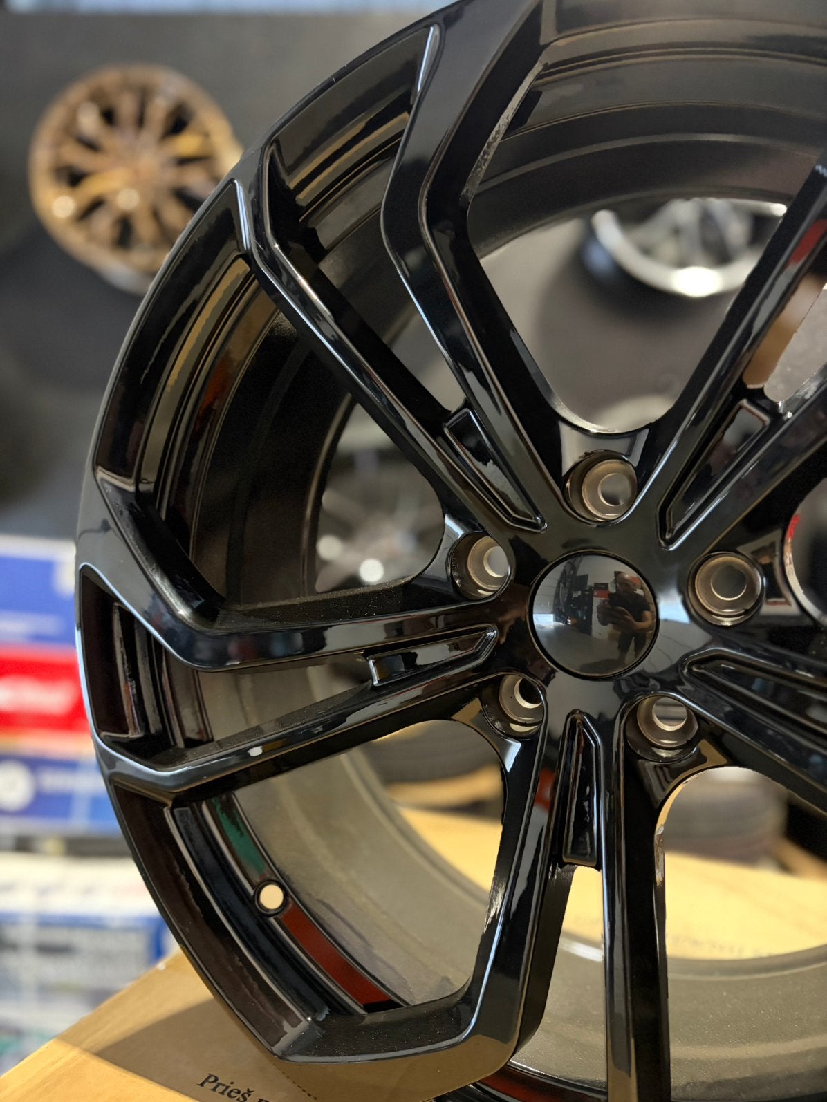 19” Tcr look velgen gloss black, Ophalen