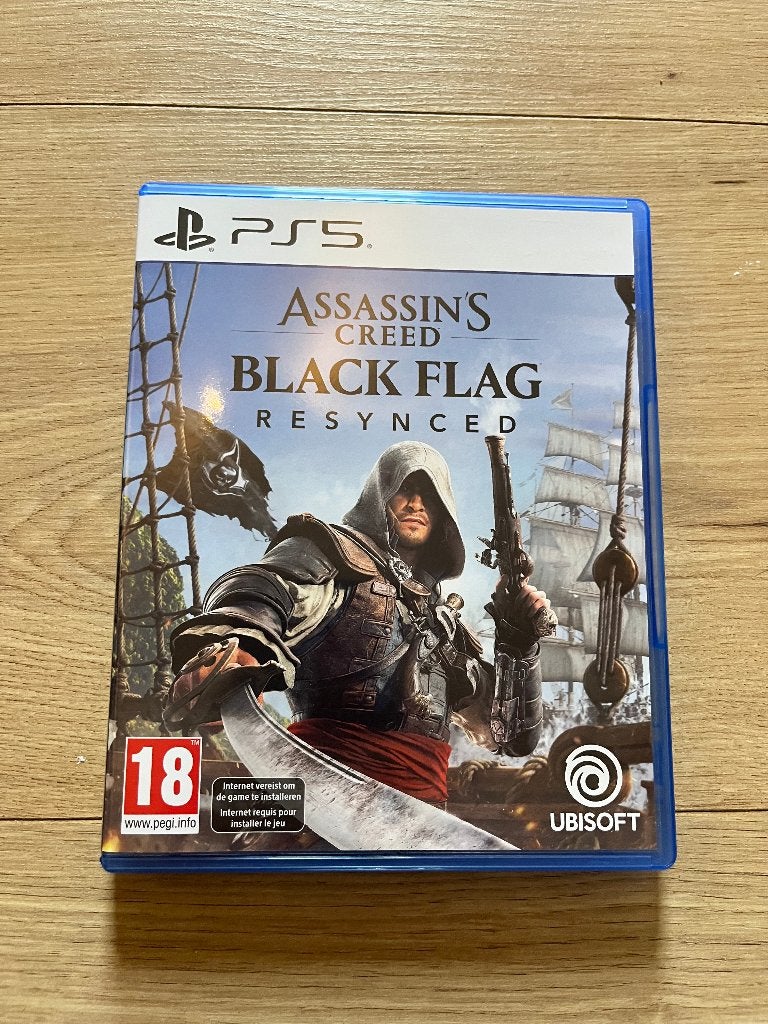 Assassin's Creed Black Flag resynchronisée sur PS5, Enlèvement ou Envoi, Comme neuf, Jeu de rôle (Role Playing Game)
