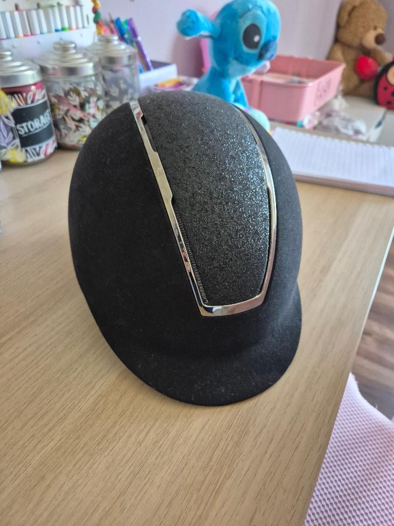Mooie Rijhelm met glitter top, Dieren en Toebehoren, Ophalen, Kinderen, Dressuur, Zo goed als nieuw