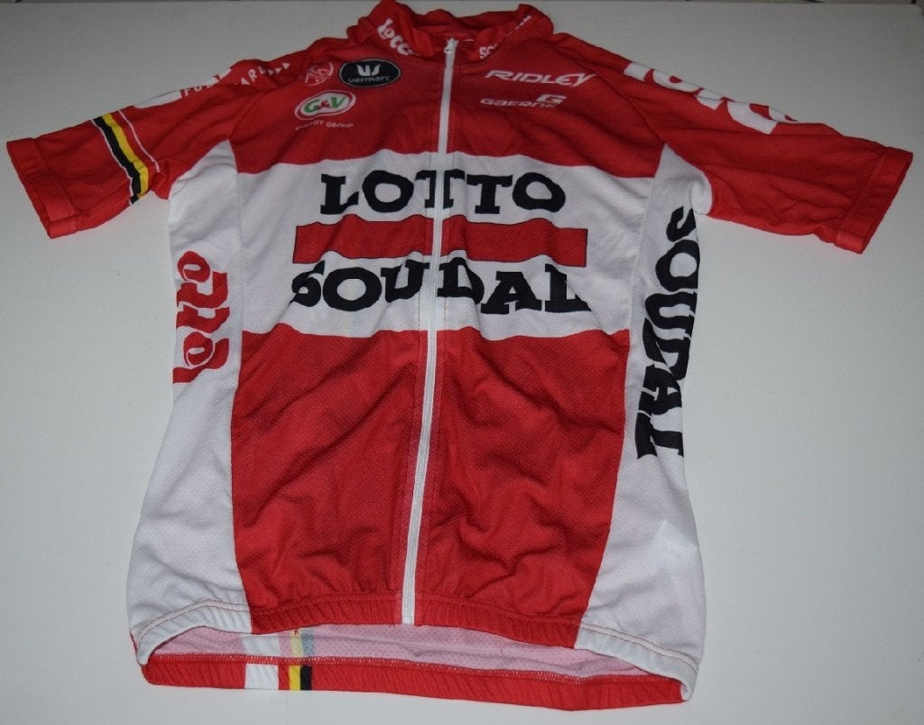 Cyclingjersey / Lotto Soudal Ridley Caps / Wielertruitje, Fietsen en Brommers, S, Verzenden, Dames, Zo goed als nieuw