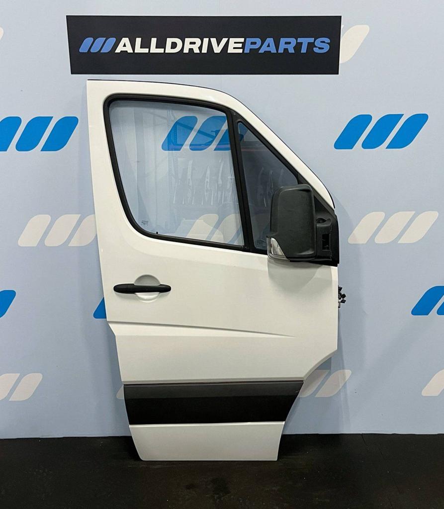 Voorportier rechts Mercedes Sprinter W906 wit A9067200105, Gebruikt, -, Deur, -