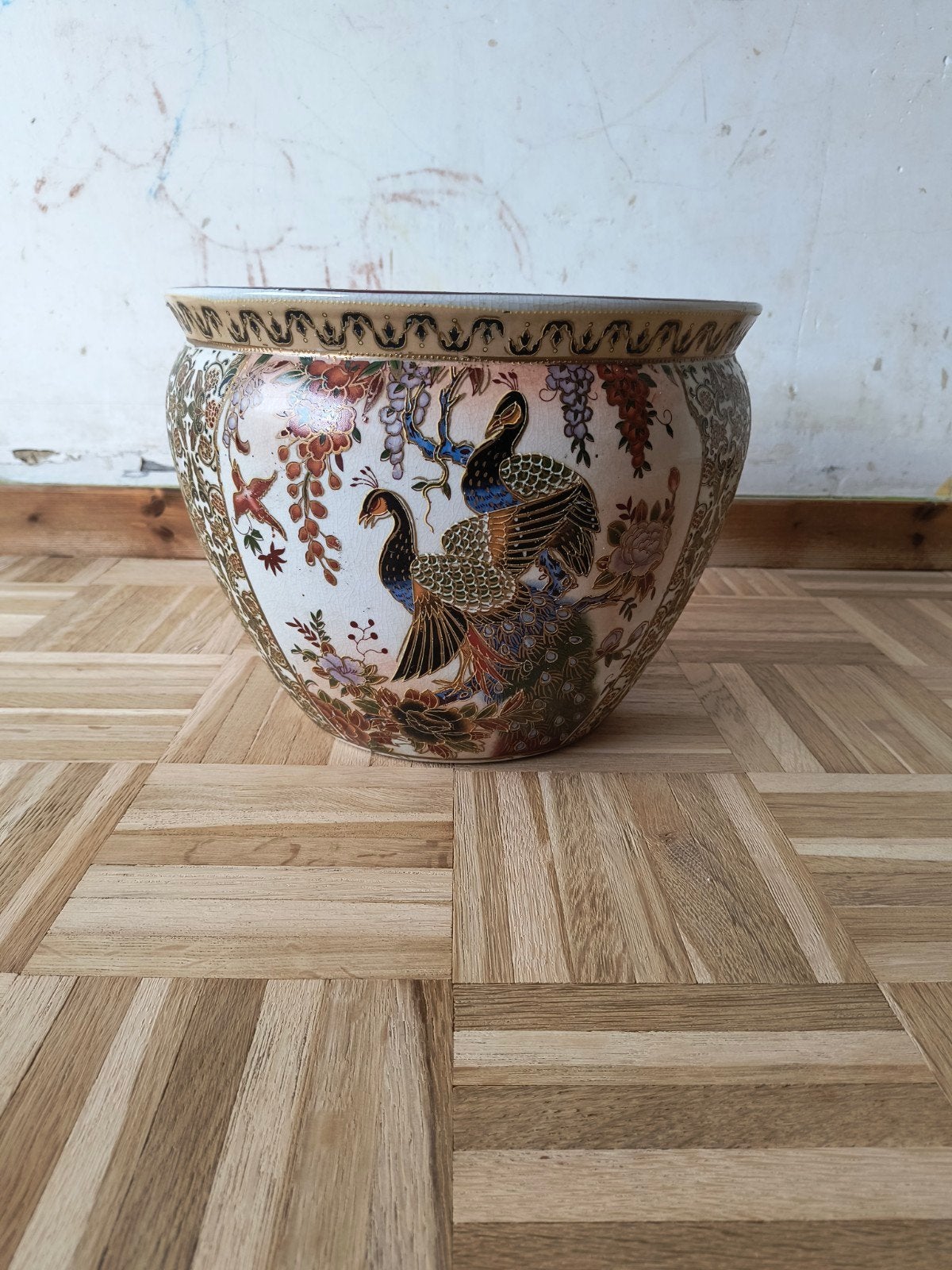 Grande jardinière/jardinière décorative — style japonais, 25 à 40 cm, Enlèvement, Utilisé, Intérieur