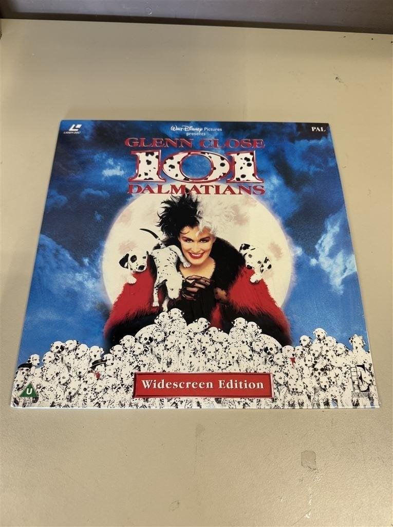LaserDisc - Disney 101 Dalmations - Glenn Close - Widescreen, Enlèvement ou Envoi, Comme neuf