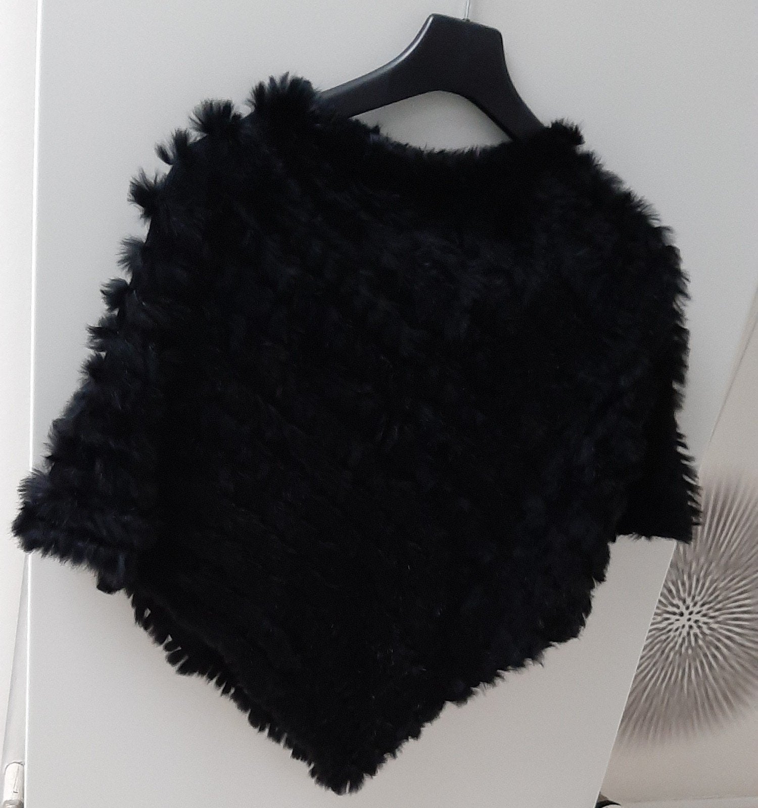 Poncho Oakwood pels (konijn) Taille unique 1maat Nieuwstaat, Kleding | Dames, Oakwood, Ophalen of Verzenden, Zo goed als nieuw
