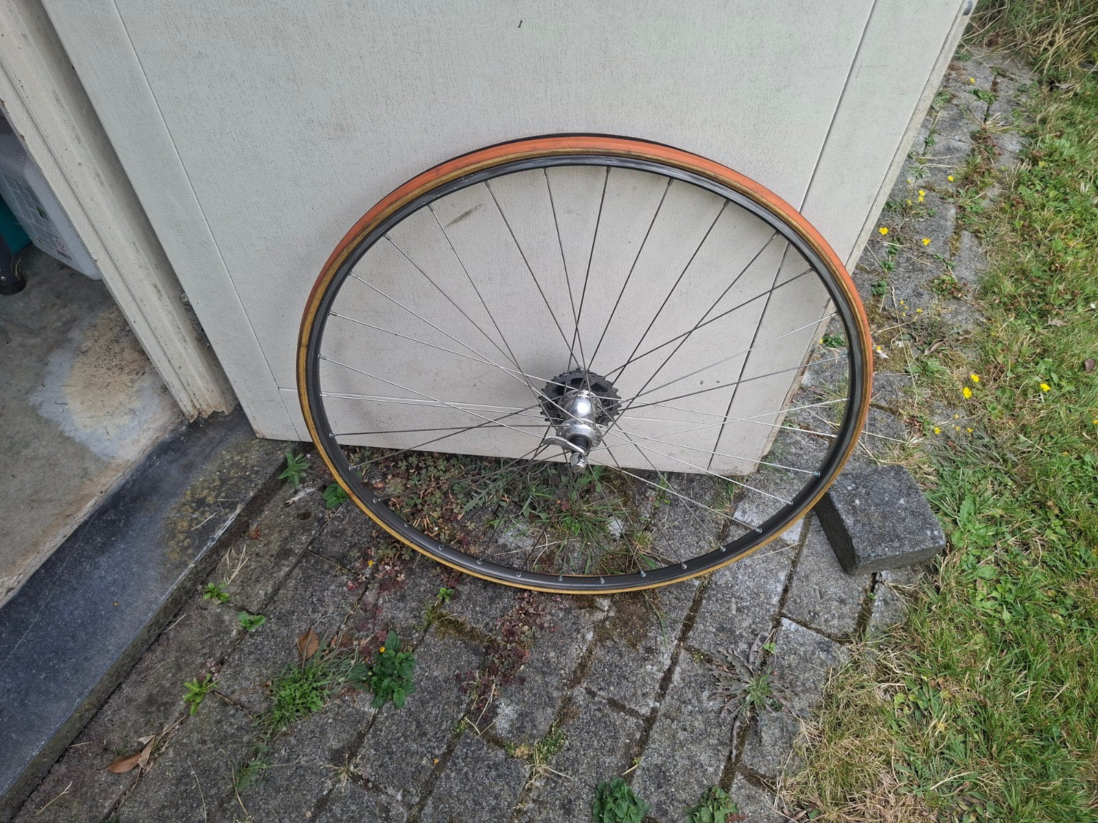 Tubewielen, 2 Voorwielen en 1 Achterwiel, Fietsen en Brommers, Fietsonderdelen, Gebruikt, Mavic Campagnolo, Aluminium, Racefiets