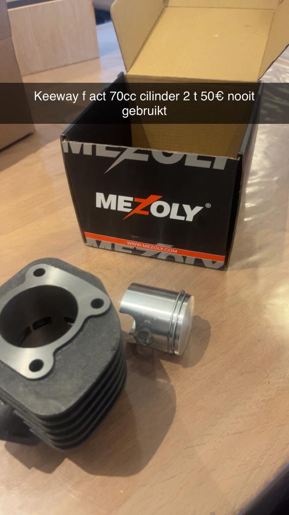Keeway f act 50 (70cc cilinder), Motoren, Ophalen