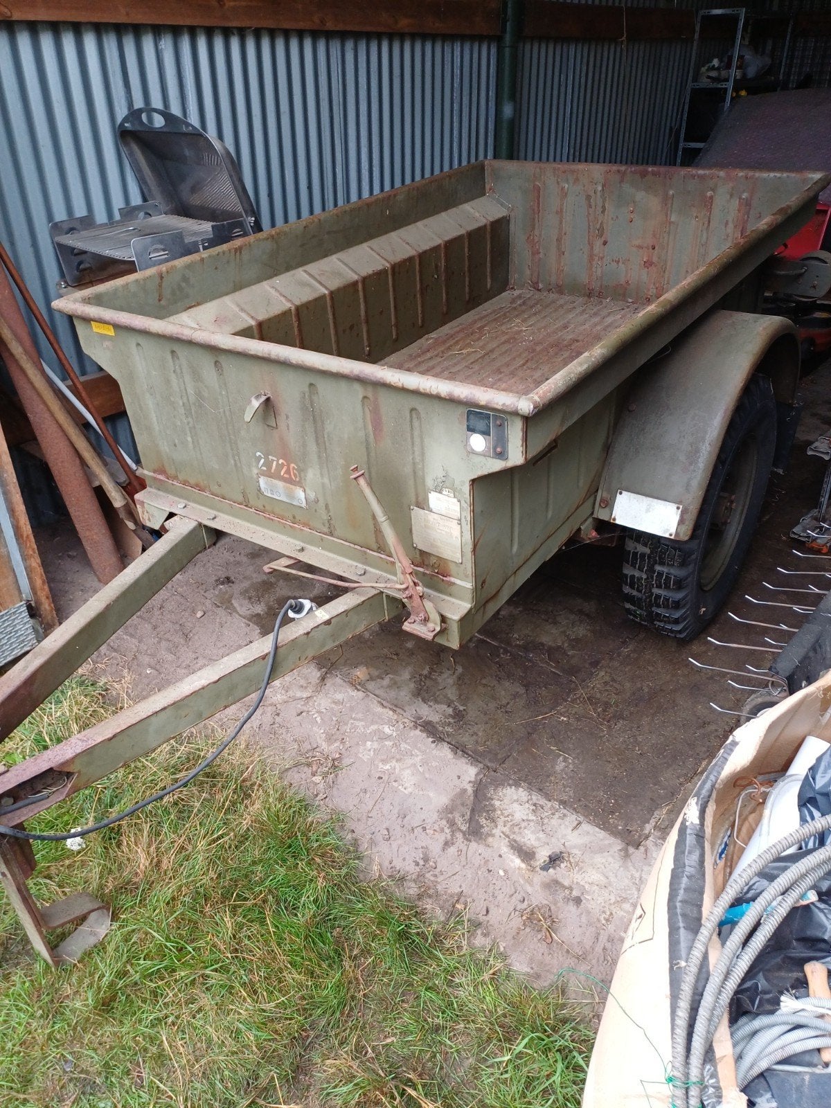 Bantam aanhanger, Enlèvement, Utilisé