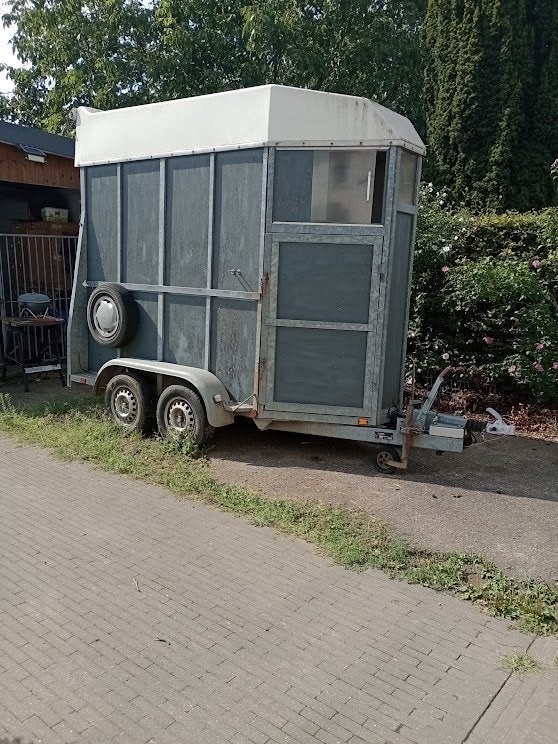 paardentrailer 1,5, Ophalen, Gebruikt, Overige materialen, 1½-paards trailer