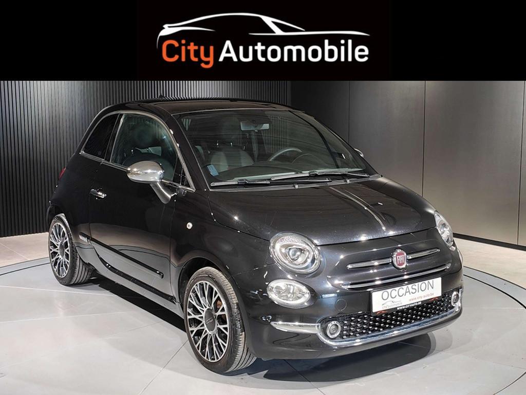 Fiat 500 1.2 MULTIJET GPS SIEGES CHAUFFANTS TOIT PANO CRUIS, Auto's, 4 zetels, Gebruikt, Zwart, Handgeschakeld