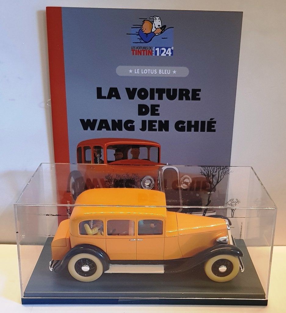 Les voitures de Tintin N68, « la voiture de Wang Jen Ghié", Collections, Envoi, Tintin, Neuf, Statue ou Figurine