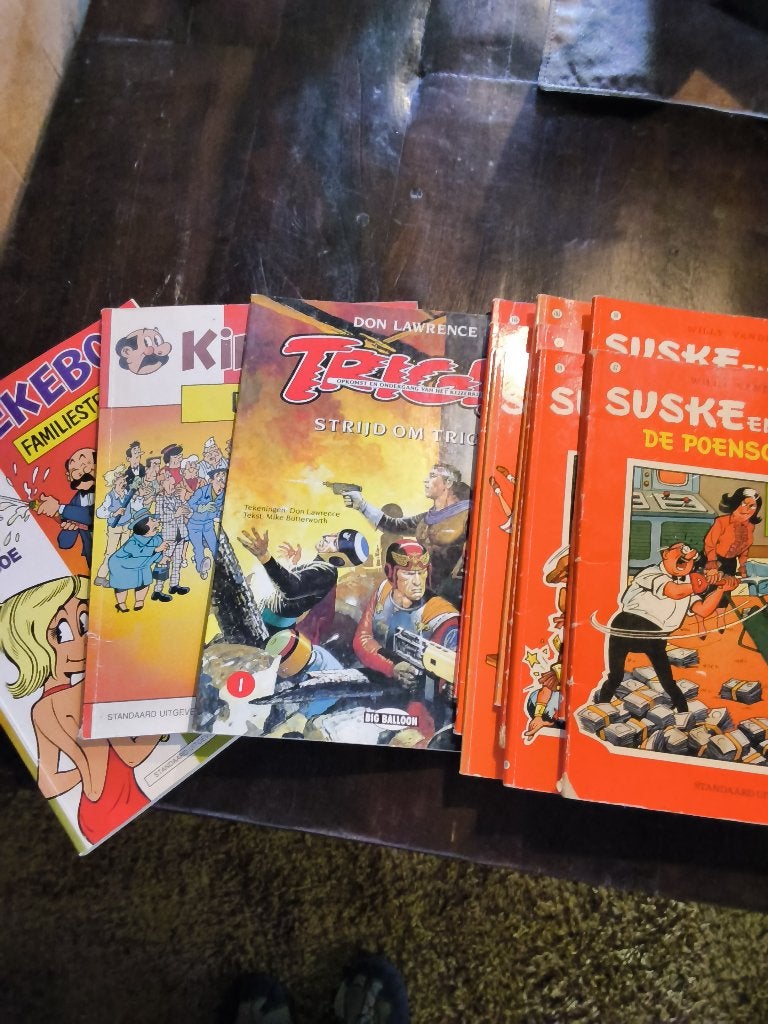 Mengeling strips, Boeken, Gelezen, Willy vandersteen, Ophalen of Verzenden, Meerdere stripboeken