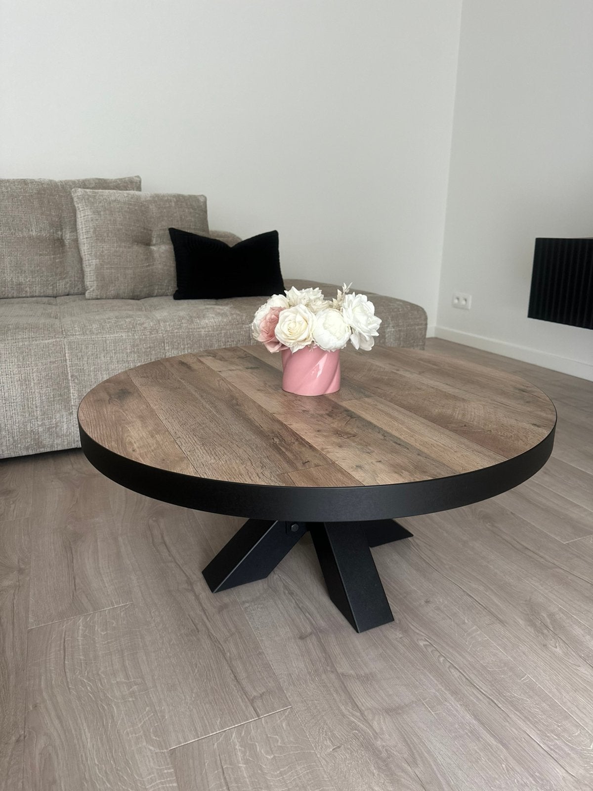 Moderne set salontafel + eettafel, Huis en Inrichting, Ophalen, Overige materialen, Nieuw, Modern met tijdloze uitstraling