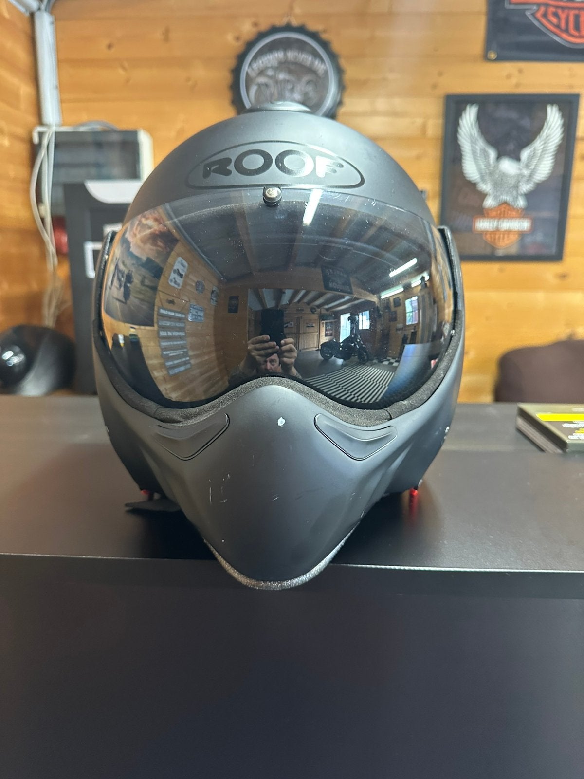 Roof Boxer helm, Motoren, Ophalen, Jethelm