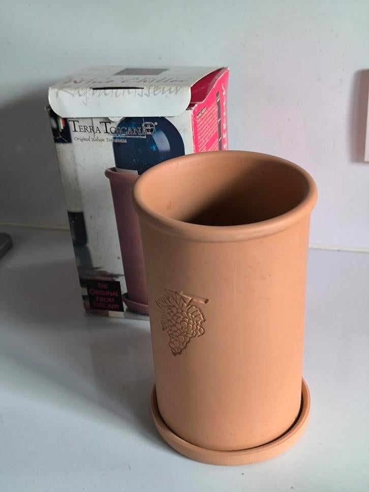 Terracotta wijnkoeler, nieuw, Ophalen of Verzenden