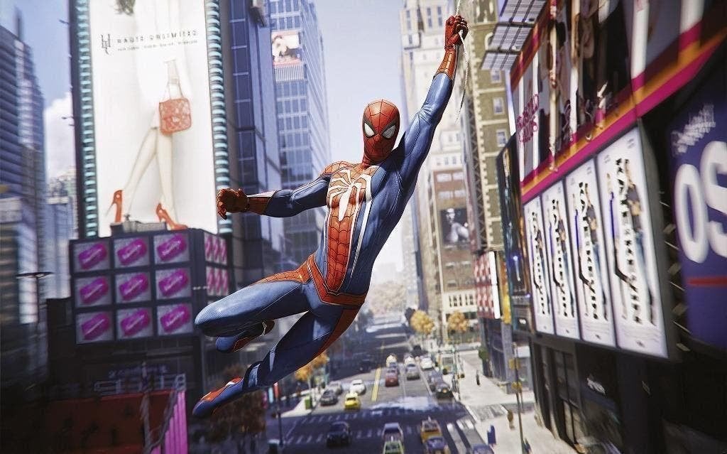 Spiderman Behang City Swing - 400x250 - Gratis Verzending, Meerkleurig, Verzenden, Nieuw, Wanddecoratie