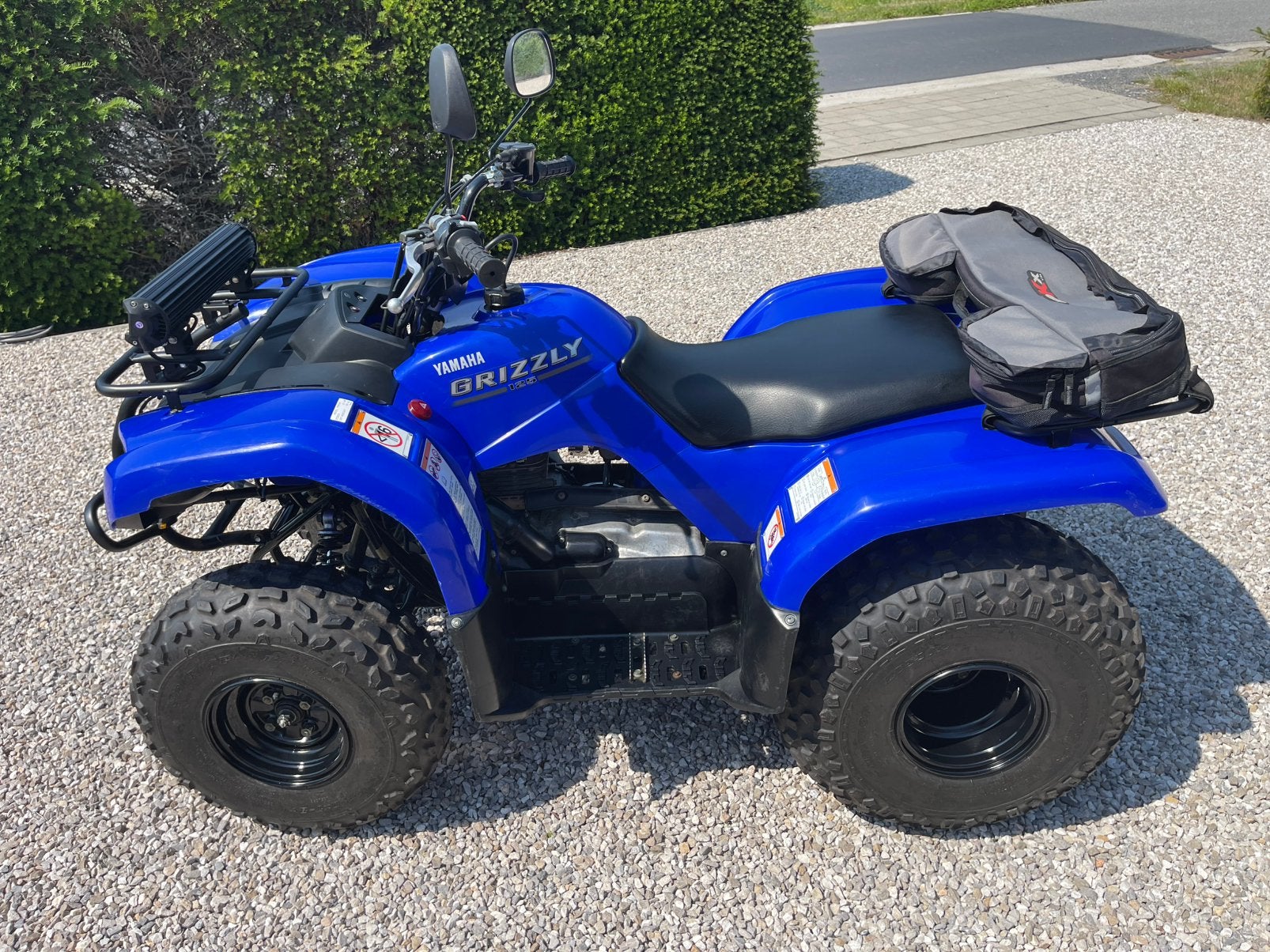 Yamaha grizzly 125 cc met wegtoelating L7e zonder keuring !