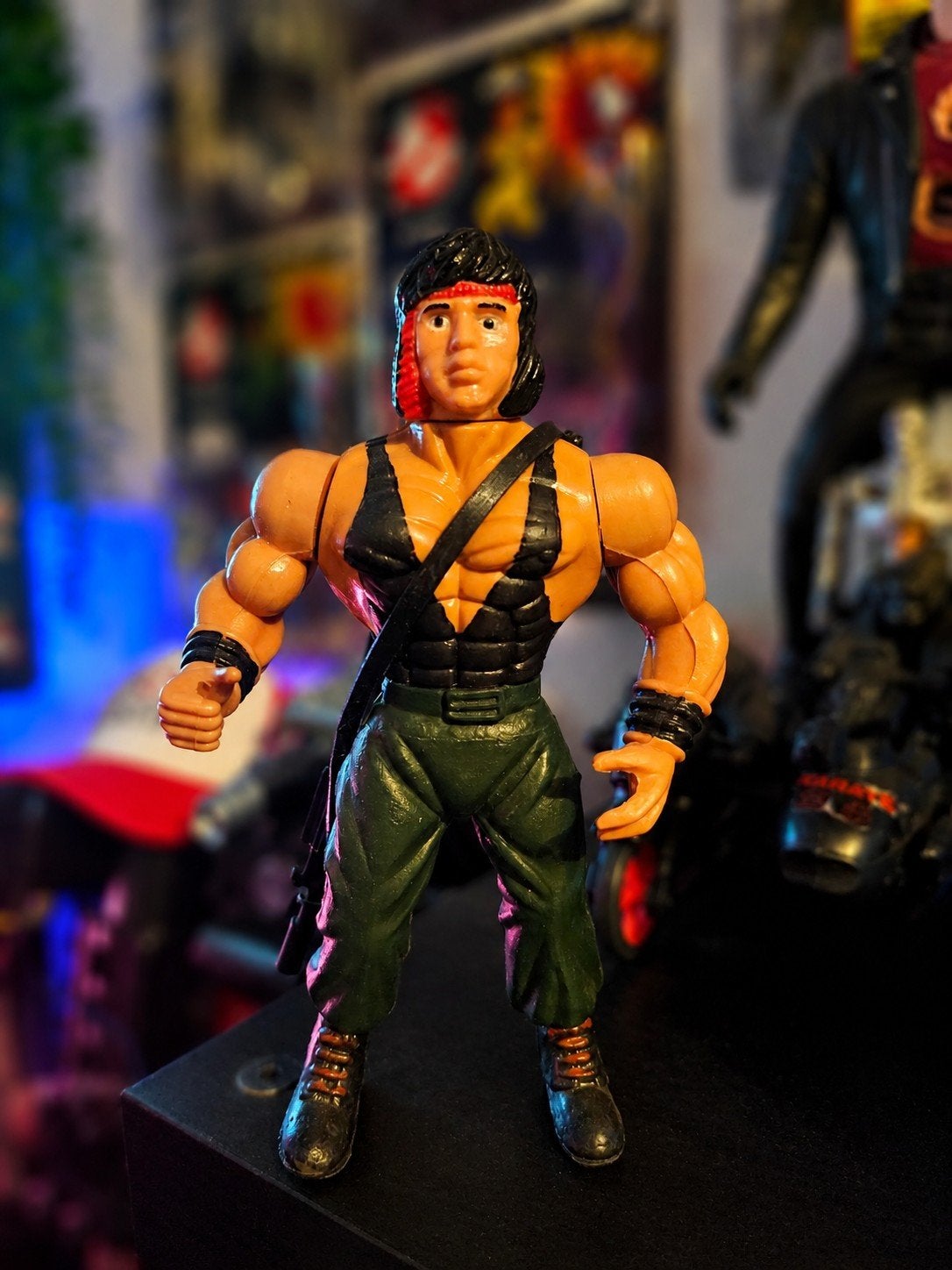 Rambo Bootleg 80s figuur, Verzamelen, Beelden en Beeldjes, Ophalen of Verzenden