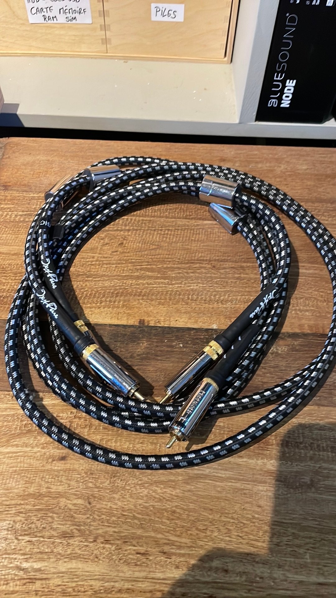 Cable hifi profigold 2 x 2m oxypure, Enlèvement ou Envoi, Comme neuf