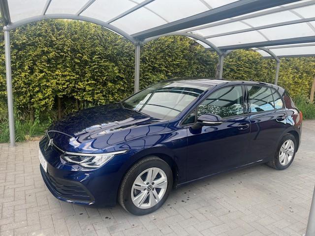 Volkswagen Golf VIII Benzine 80574 km,24 of 12 m Garantie, Voorwielaandrijving, Stof, Euro 6, Blauw