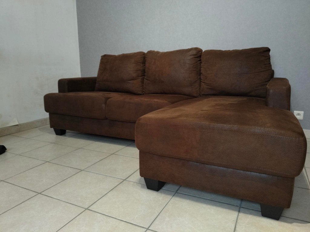 Hoeksalon, 200 à 250 cm, Enlèvement, Utilisé, Tissus