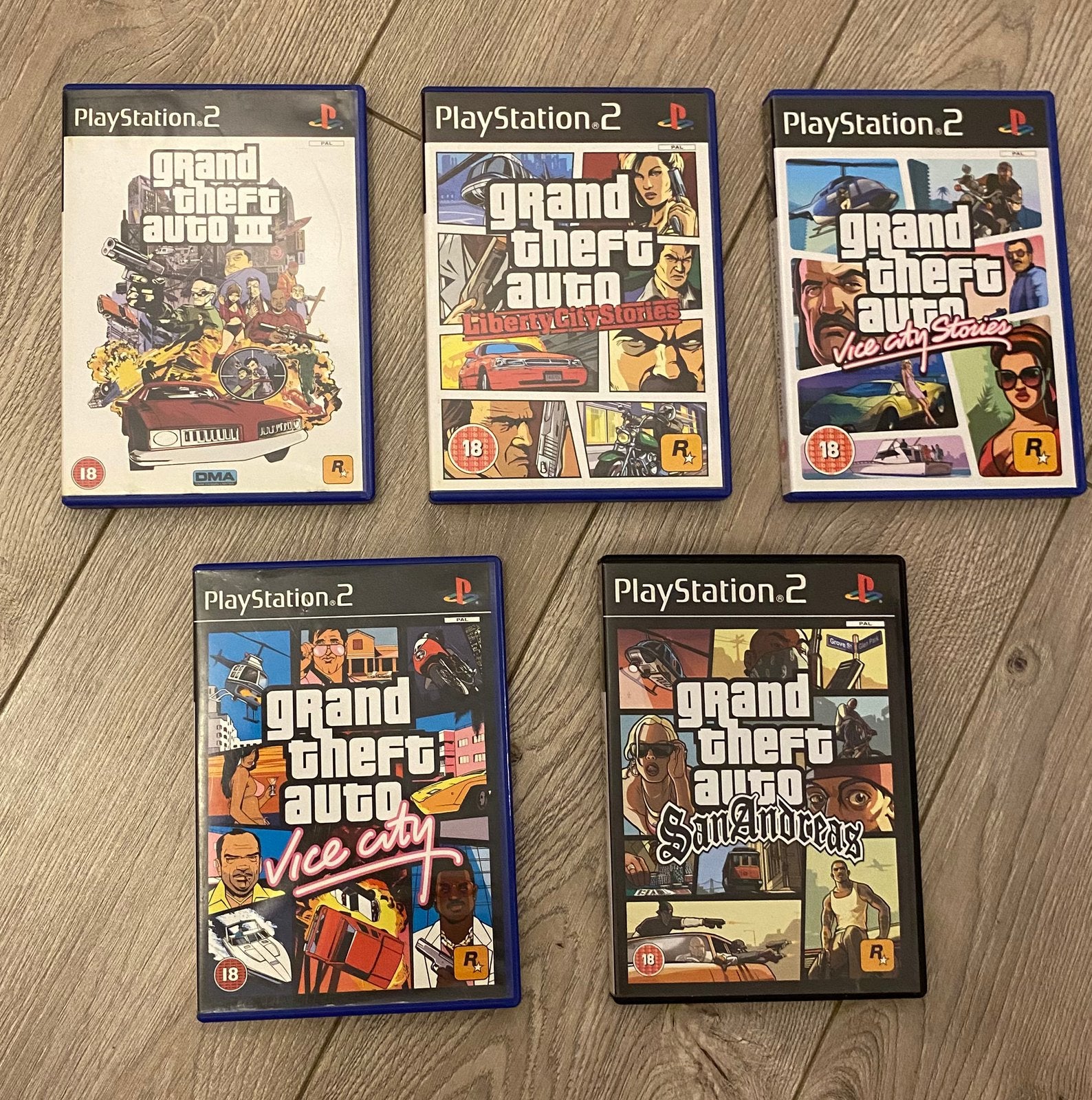 GTA PlayStation 2-collectie, Games en Spelcomputers, Games | Sony PlayStation 2, Ophalen, Zo goed als nieuw
