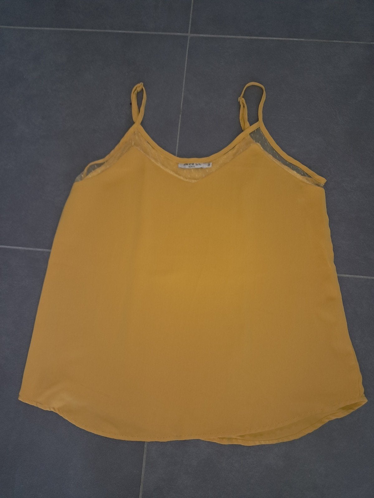 Topje akoz de toi paris M, Kleding | Dames, Maat 38/40 (M), Geel, Akoz de toi paris, Ophalen of Verzenden