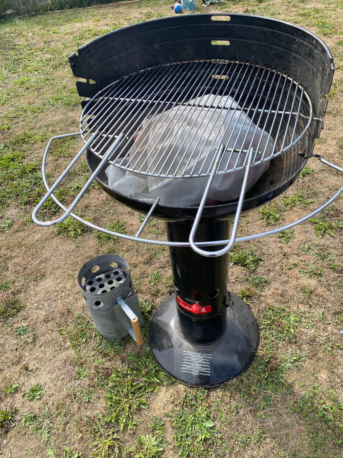 Barbecook, zwart, Tuin en Terras, Houtskoolbarbecues, Ophalen, Gebruikt
