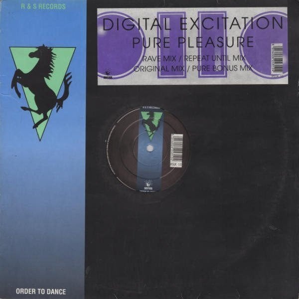 Digital Excitation - Pure Pleasure, Ophalen of Verzenden, Zo goed als nieuw, 12 inch, House
